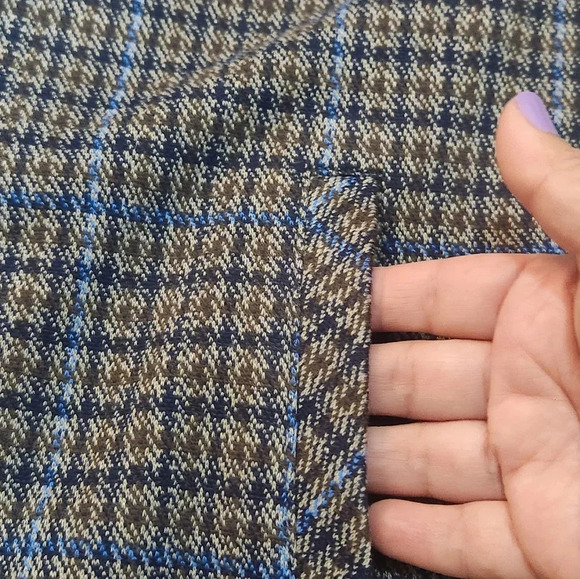 Scotch & Soda Camper Comic Camper grey brown plaid long sleeve zipup jacket - Picture 5 of 12